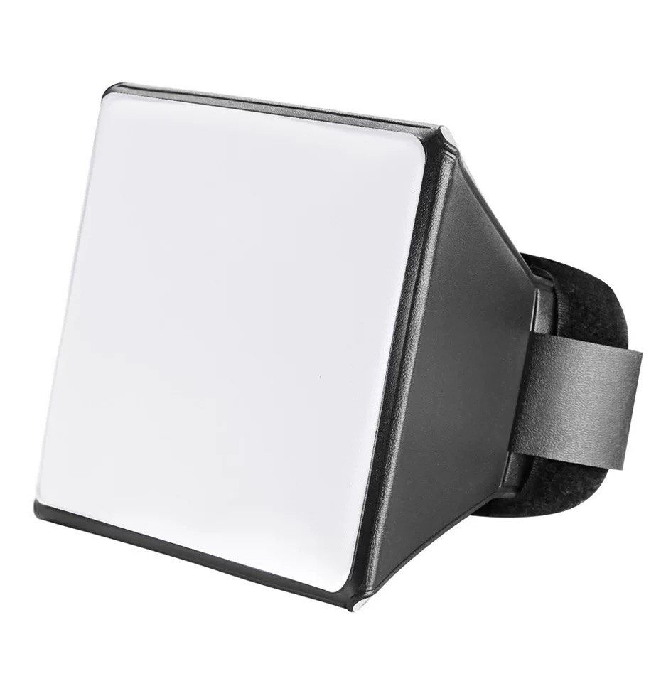 Universal flash diffuser softbox foldable modifier (Category: Flashes) located in Singapore. Submitted by isaaacccc (Listing ID 1342037387, Image 1). Description: Camera flash speedlight diffuser softbox rectangular compatible with the following models: Godox - TT600, TT685, TT685II, V850, V850II, V850III, V860, V860II, V860III Yongnuo - 560III, 565EX Canon - 580EX, 580EXII Made for flashes to be used with Sony, Nikon, Canon, Fuji, Olympus, Leica