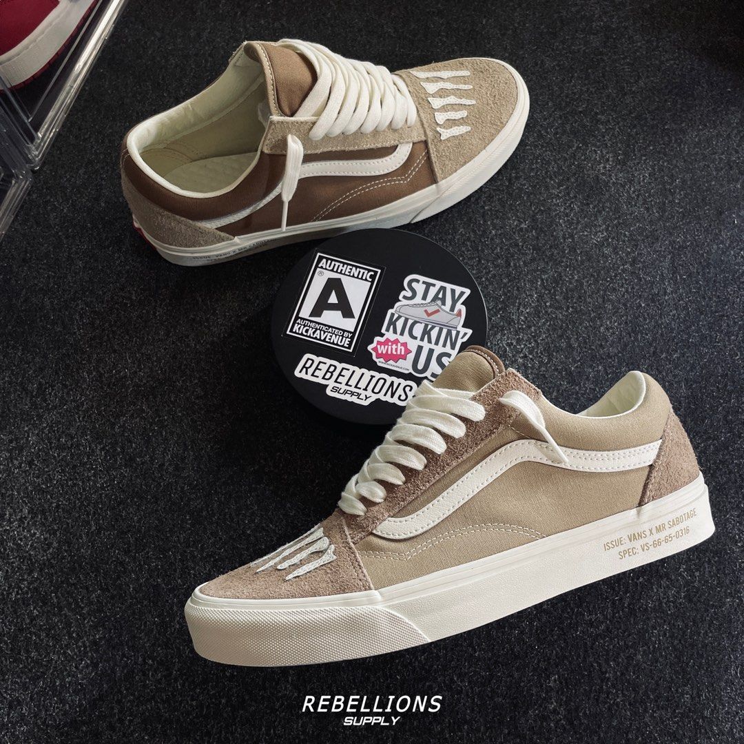 VANS × MR SABOTAGE　OLDSKOOL Creating Custom Tiger Camo Vans with Mr. Sabotage | What's