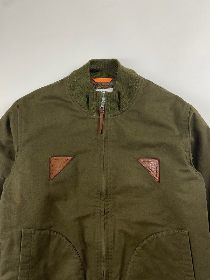 Visvim Gore Windstopper Mechanics Jacket (Category: Coats, Jackets and Outerwear) located in Paranaque City. Submitted by _baclarancartel (Listing ID 1342081647, Image 3). Description: Visvim Gore Windstopper Mechanics Jacket Sz Medium 9/10 Condition Scratches issue Check on pics Width: 21 Length: 25 Shoulder: 16.5 Sleeve: 24.5.