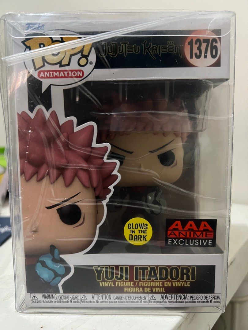Yuji Itadori GITD AAA Funko Pop (Category: Designer & Blind Box Toys) located in Dasmarinas. Submitted by renzopnda (Listing ID 1342005625, Image 1). Description: 9-9.5/10 with free protector GCASH payment only MOD: Lalamove or LBC Can send more pictures upon request .