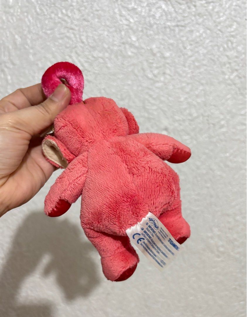 1996 Tomy Teletubbies Flush Toy (Category: Interactive Toys) located in Paranaque City. Submitted by dalle_closet (Listing ID 1342190410, Image 3). Description: size: 8 inches slightly used.