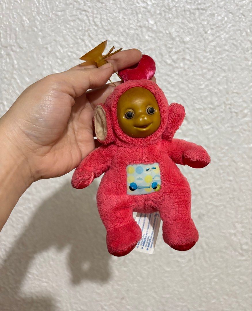 1996 Tomy Teletubbies Flush Toy (Category: Interactive Toys) located in Paranaque City. Submitted by dalle_closet (Listing ID 1342190410, Image 1). Description: size: 8 inches slightly used.