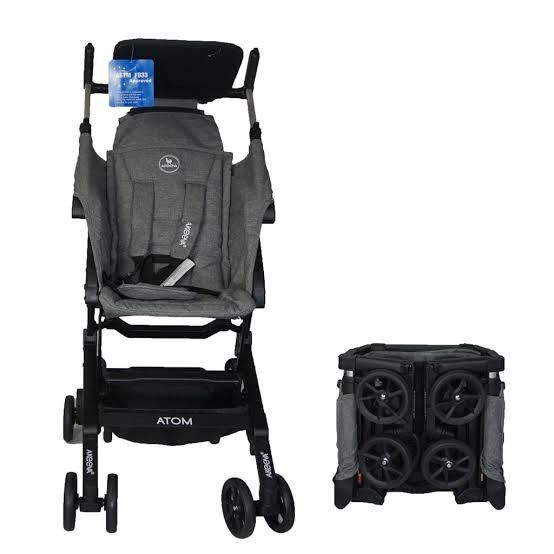 8 500 BRANDNEW AKEEVA Atom Stroller Gray Cabin Approved Comes with FREE Travel Bag Babies Kids Going Out Strollers on Carousell