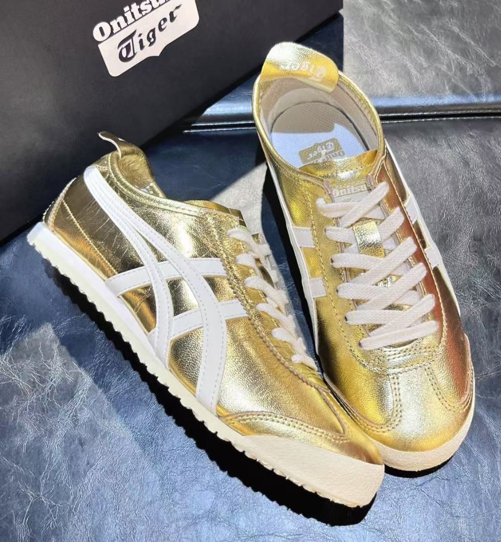 ✅ Onitsuka Tiger Mexico 66 low-top sneakers for men and women gold (Category: Sneakers) located in Singapore. Submitted by hkhklly77 (Listing ID 1342271561, Image 3). Description: ✅ Onitsuka Tiger Mexico 66 low-top sneakers for men and women gold 💨 Size: Eu36-45 💨 Color: gold 💨 Item number:THL7C2-9401 📷 I will take photos for confirmation before sending out 💬 If you are interested, please pm!.