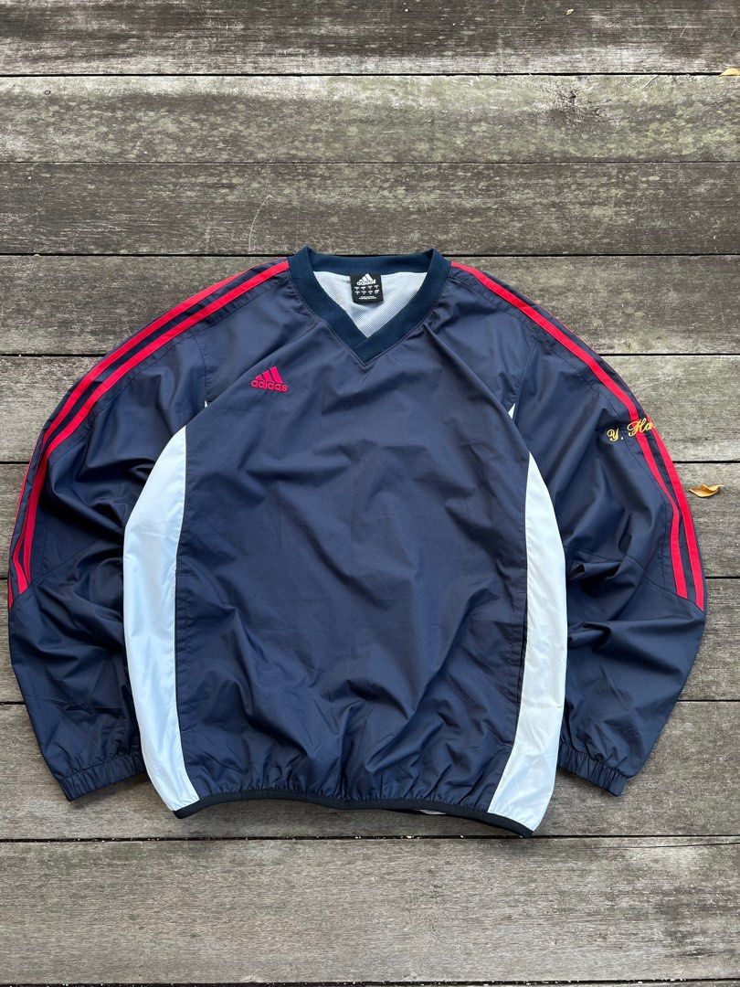Adidas baseball pullover windbreaker