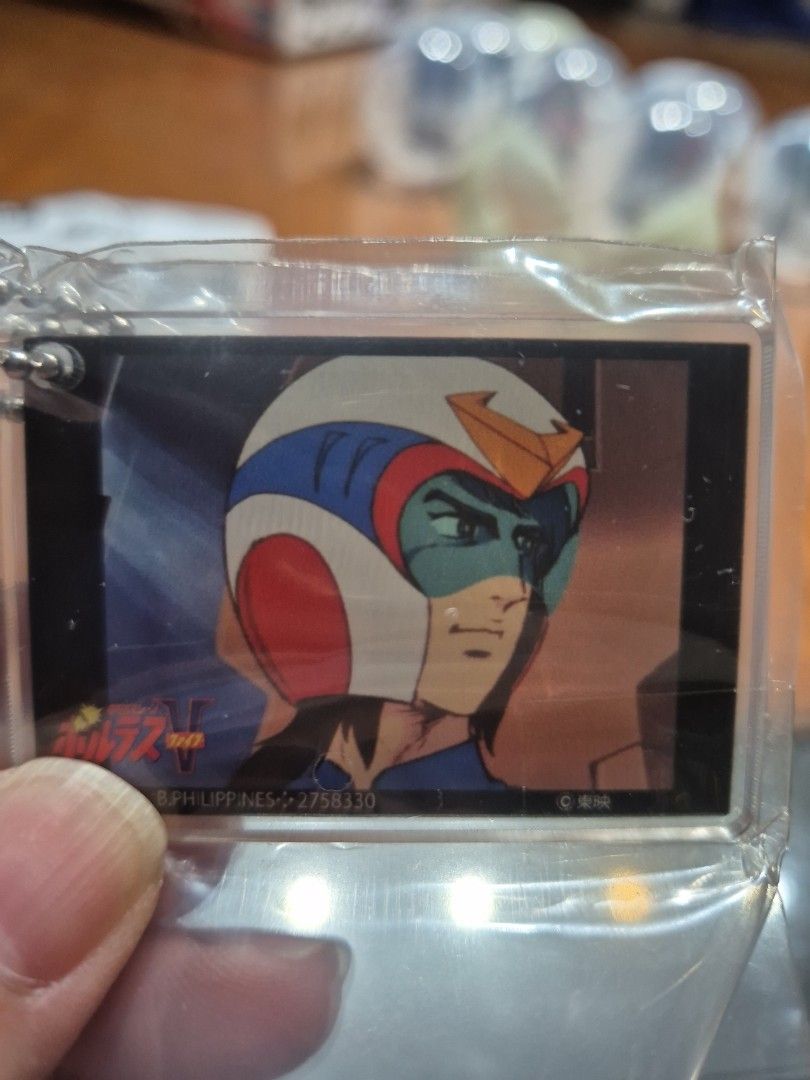 Bandai Voltes V Acrylic Charm (Category: Character Goods) located in Quezon City. Submitted by macrossandmore (Listing ID 1342245352, Image 2). Description: Selling Voltes V acrylic charm Have Mark - 1 piece Jaime - 2 pieces Willing to swap with Voltes V - A Item in Cubao Gcash.