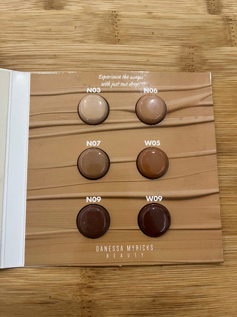 DANESSA MYRICKS BEAUTY (Category: Makeup) located in Manila. Submitted by glimmer.mnl (Listing ID 1342165922, Image 2). Description: Shades: - N03 - N06 - N07 -W05 - N09 -W09.