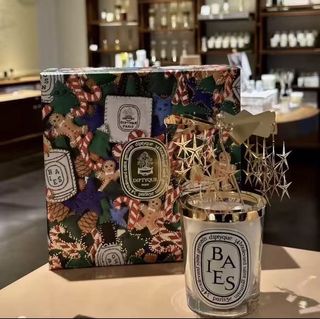 (Price includes SF intelligent locker or station) In stock with bag Diptyque 2024 winter limited edition gypsophila large candle set (berry 190g + gypsophila candle shade)64235658050049110