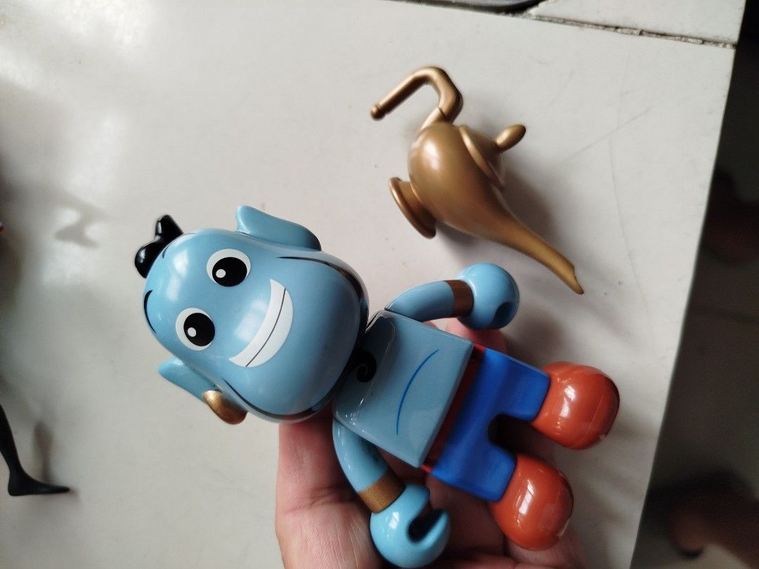 Disney Aladdin ginie figure (Category: Figurines & Statues) located in Santa Rosa. Submitted by toys_r_here (Listing ID 1342303405, Image 1). Description: GOOD FOR GIFT AND COLLECTION as is po Good condition First to pay gets the item pa check nalng sa pic yun condition pm me for questions ship pwede lalamove or jrs Sta rosa and Alabang area atc or.