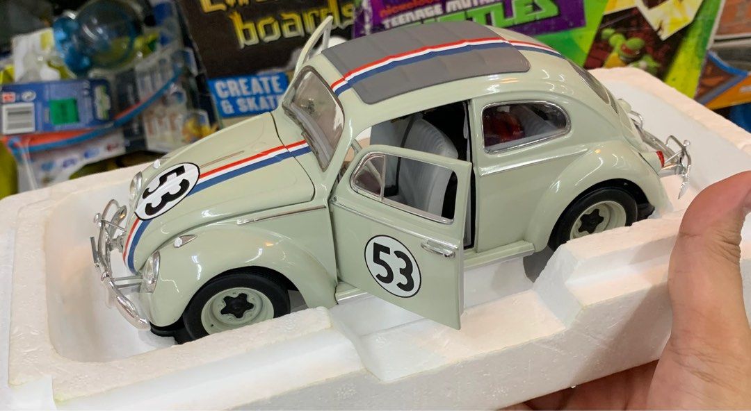 Hotwheels Elite Herbie 1 18 scale Hobbies Toys Toys Games on Carousell