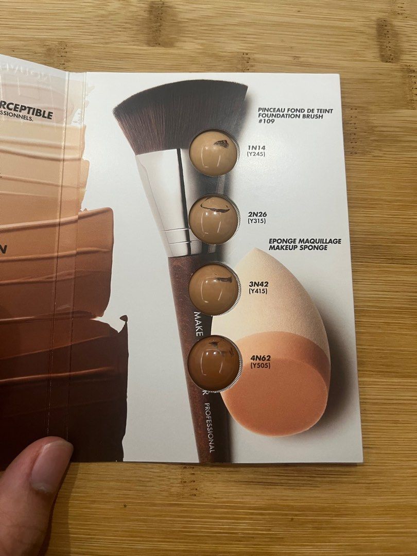 MAKEUP FOREVER PROFESSIONAL PARIS (Category: Makeup) located in Manila. Submitted by glimmer.mnl (Listing ID 1342211171, Image 2). Description: Shades: - 1N14 -2N26 -3N42 -4N62.