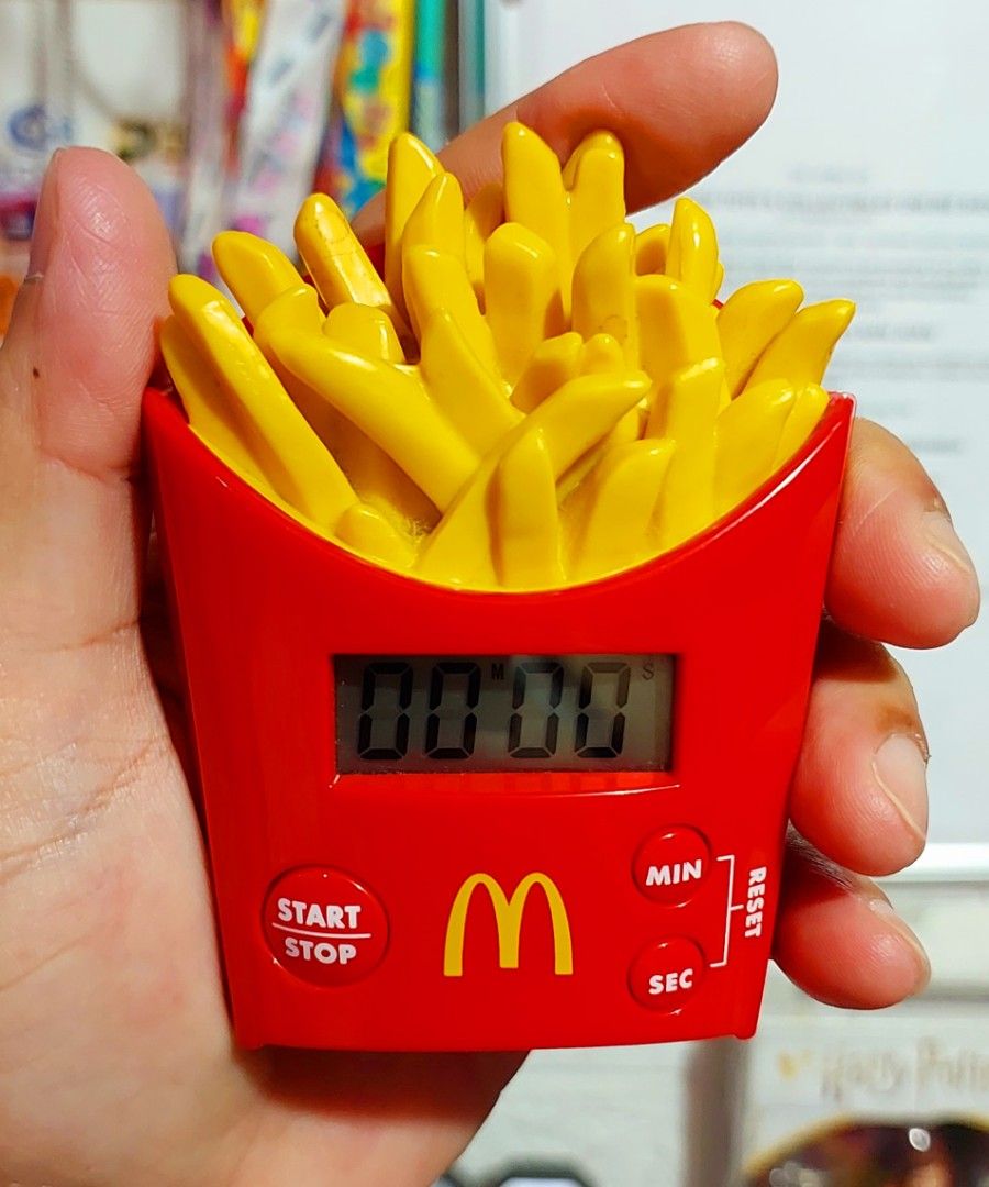 MCDONALD'S JAPAN ㊗️⏳️ (Category: Clocks) located in Pasay City. Submitted by monjentoysandcollectibles (Listing ID 1342193350, Image 1). Description: Mcdonald's Kitchen timer JAPAN ㊗️ very good condition working with battery ⚡️ Price: 750 only.. 🇵🇭 Location: GH/PASAY/MEGAMALL pickup shipping lalamoves grabs MOP: BDO/GCash 1st to pay.. 💵.