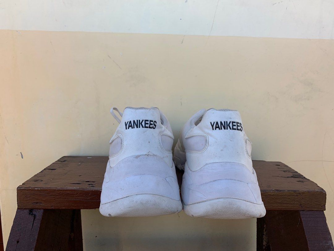 New york yankees chunky shoes MLB (Category: Sneakers) located in Baguio. Submitted by blackleaf01 (Listing ID 1342148708, Image 2). Description: Title: New york yankees chunky shoes MLB Description: Without Box Price:1500 Flaws:need to be wash Payment Methods: GCASH Delivery Options (shoulder by buyer):jnt.