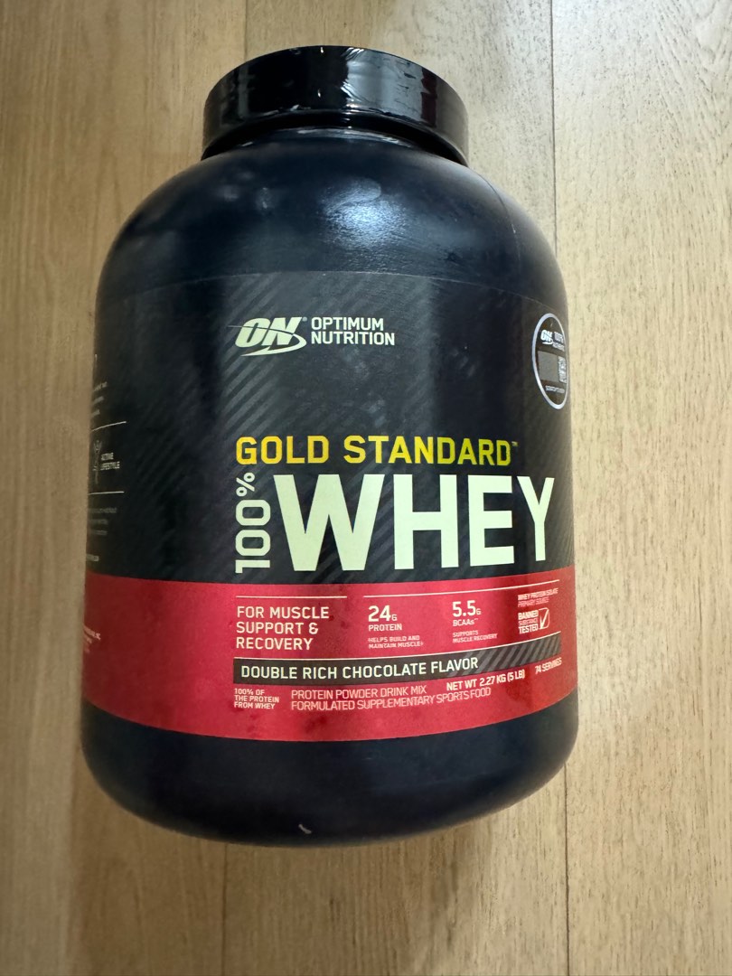 Optimum Nutrition Gold Standard 100% Whey Protein Double Rich Chocolate ...