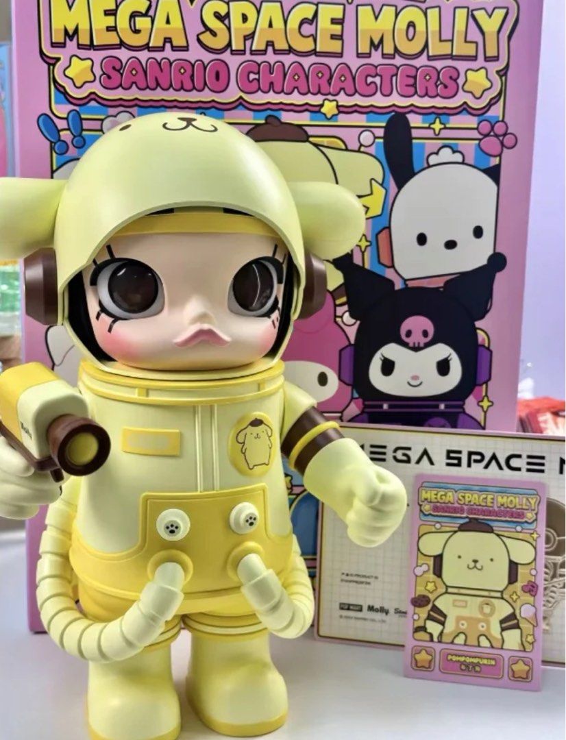 Popmart Mega Space Molly X Sanrio characters 400% ~ Pompompurin