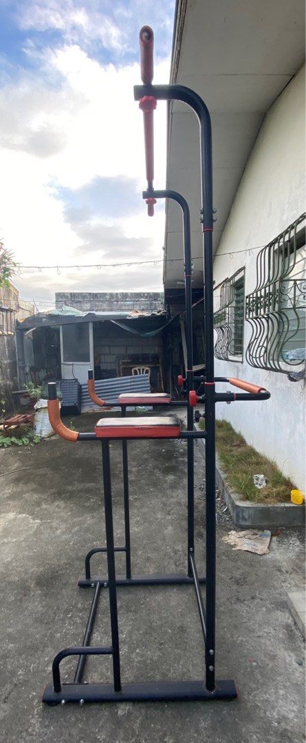Pull-up bar station, adjustable (Category: Toning & Stretching Accessories) located in Las Pinas. Submitted by 5036gebu (Listing ID 1342192534, Image 2). Description: Sold on an “as-is” and “first to pay gets the item” basis. Item is located in Molino 3, Bacoor Cavite. Pickup and delivery charges to be paid separately by the buyer..