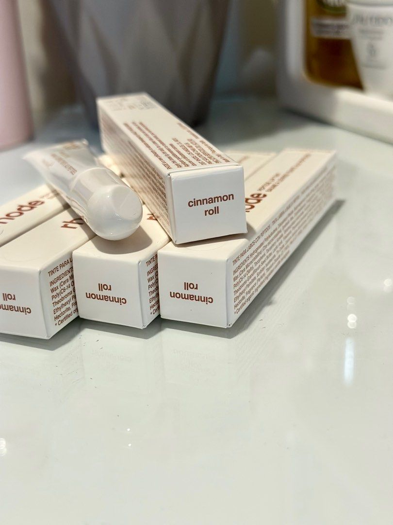 Rhode Peptide Lip Tint in Cinnamon Roll (Category: Makeup) located in Makati City. Submitted by prettylittlevials (Listing ID 1342182252, Image 3). Description: - Authentic Rhode - Receipts are on my social media in case you need to see them - Full size - Lip Tint Peptide in Cinnamon Roll - bnew in box .
