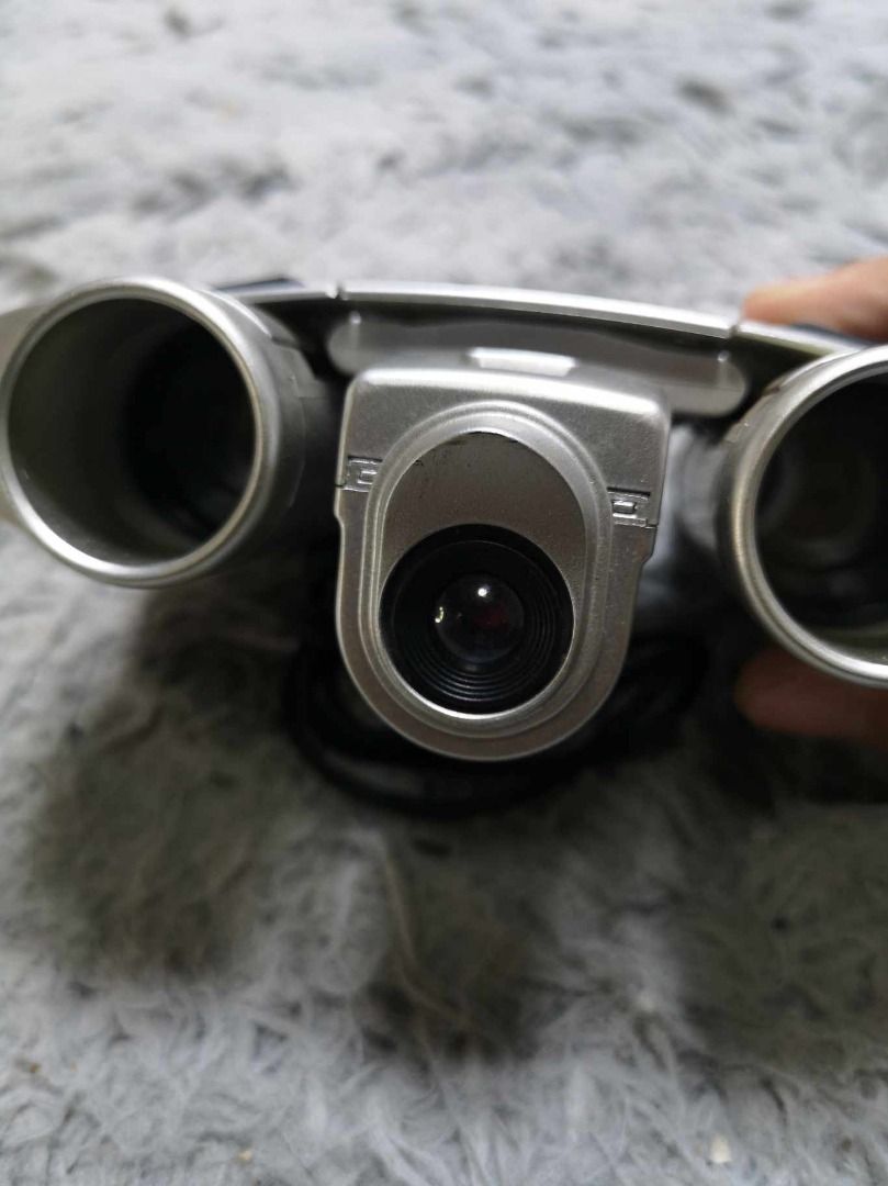Silver Black Battery Binocular (Category: Lens & Kits) located in Santa Cruz. Submitted by jmy_surplus.2 (Listing ID 1342219890, Image 3). Description: Size ; L - 10 W - 13 Color ; Silver , Black Type ; Binocular Brand ; No brand Material ; Plastic Style ; Silver Black Binocular LG 97 JMY 4.