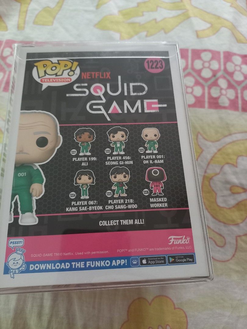 Squid Game Oh Il -Nam (Category: Designer & Blind Box Toys) located in Malabon City. Submitted by ninoaugust10 (Listing ID 1342174205, Image 3). Description: Player 001-Oh Il-Nam NOOB Meet up or ship.
