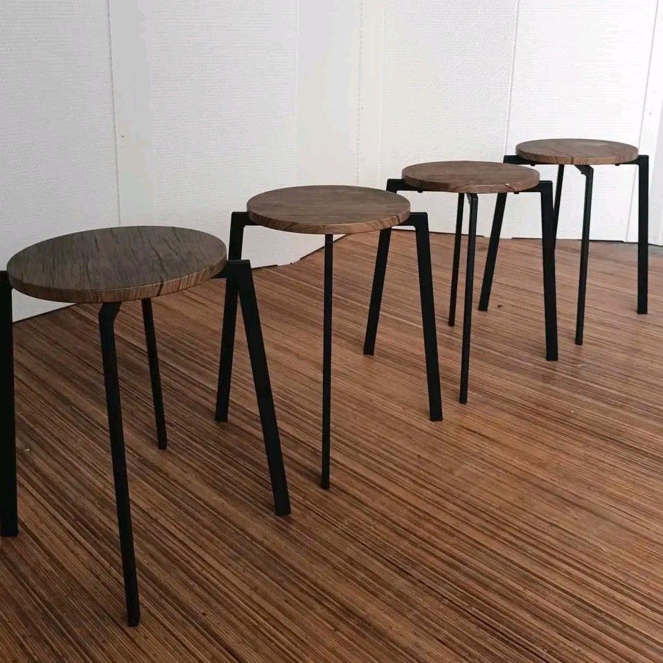 Stackable stool (Category: Chairs) located in Quezon City. Submitted by matetdevis13 (Listing ID 1342280576, Image 2). Description: Stackable Stool Price: 4000 for 4 D12 x H18 In good condition Code AKC B22-037.
