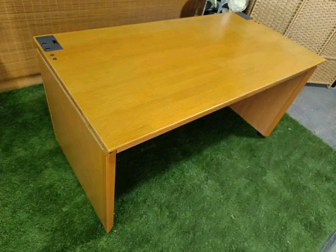 Study table (Category: Tables & Sets) located in Quezon City. Submitted by matetdevis13 (Listing ID 1342216099, Image 2). Description: 😍 SUPER SOLID!!! BIG OFFICE TABLE!!! 😍 Solid wood Office / Study Table w/ Drawers Heavy, Heavy-duty Price : 6000 Big!!! 55L x 28W x 29H inches In VERY good condition Code HOMEBOSS 896.