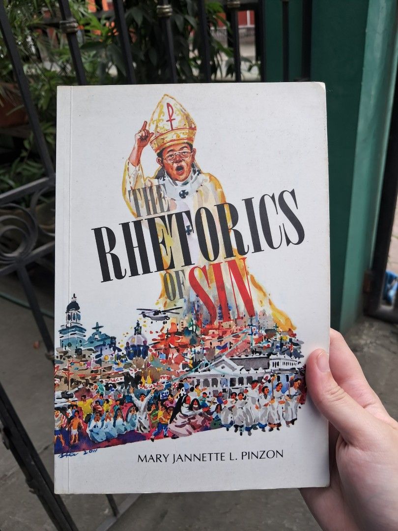 The Rhetorics of Sin (Category: Textbooks) located in Marikina City. Submitted by ebuena (Listing ID 1342199211, Image 1). Description: may annotations lang (nakalagay sa pics) pero goods na goods pa to.