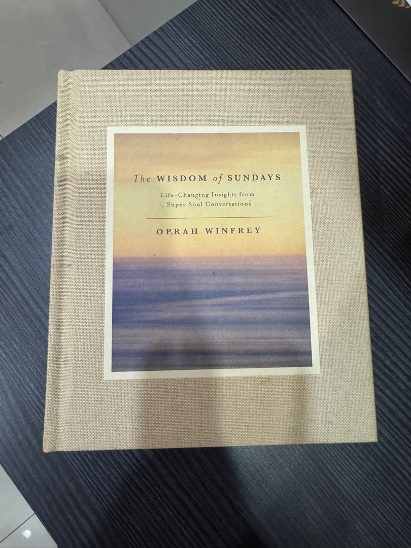The wisdom of Sundays by Oprah Winfrey, Hobbies & Toys,