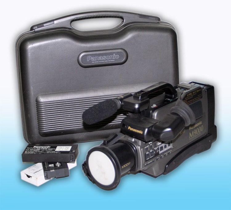 VHS-S Panasonic Camera for sale rush (Category: Video Cameras) located in Pasig City. Submitted by prosmmad (Listing ID 1342234339, Image 1). Description: VHS-S Panasonic Video Camera for Sale Model: M900 3 Batteries Battery Charger Original Hard Case Good Condition Price: P 10,000 negotiable Call: 0920 904 8611.
