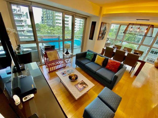 🔆2BR One Serendra West Tower (Category: Apartments & Condos) located in Makati City. Submitted by renzproperties (Listing ID 1342405758, Image 3). Description: 🔆2BR One Serendra West Tower For Sale - ₱65M Gross 2 BR + maid’s room w T&B 2 TB FA: 140 sqm Fully Furnished Parking: 1 Features: ⁠•⁠ Low floor facing all the Swimming Pools, Koi Pond, Gardens, & Amenities of One Serendra - Series B unit •⁠ All Windows are all treated with Solar Gard Tin