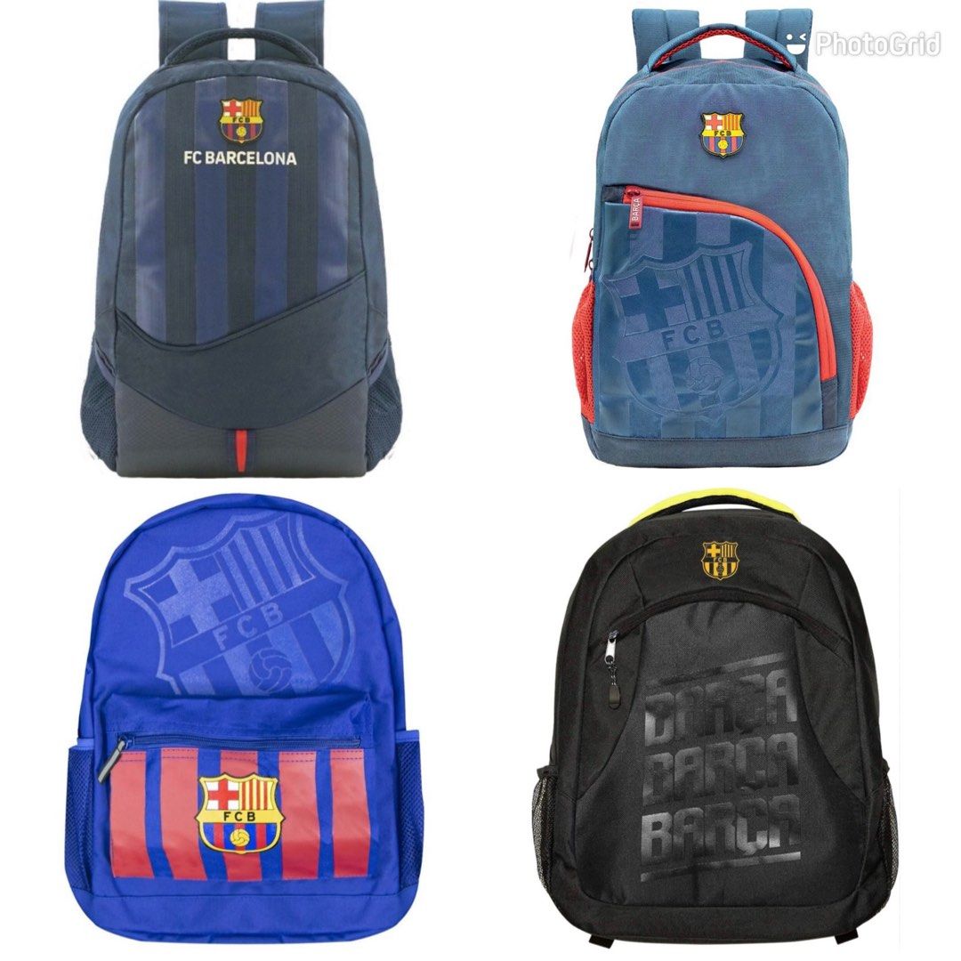 西班牙西甲足球Barcelona 巴塞隆拿主題帆布背囊, 男裝, 袋, 背包- Carousell