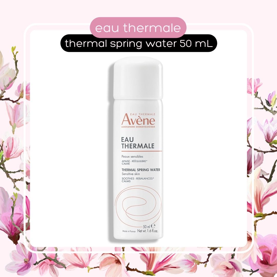 Avene Thermal Spring Water Spray (Category: Face Care) located in Mandaluyong City. Submitted by beautybuysmnl (Listing ID 1342346526, Image 1). Description: Avène Eau Thermale Thermal Spring Water Spray 50 mL 💕 Instantly softens and soothes sensitive or allergy-prone skin. Just one spray releases a pleasant mist that relieves any discomfort. Can be used before skincare or after cleansing. Perfect for use in hot temperatures to cool and relieve 