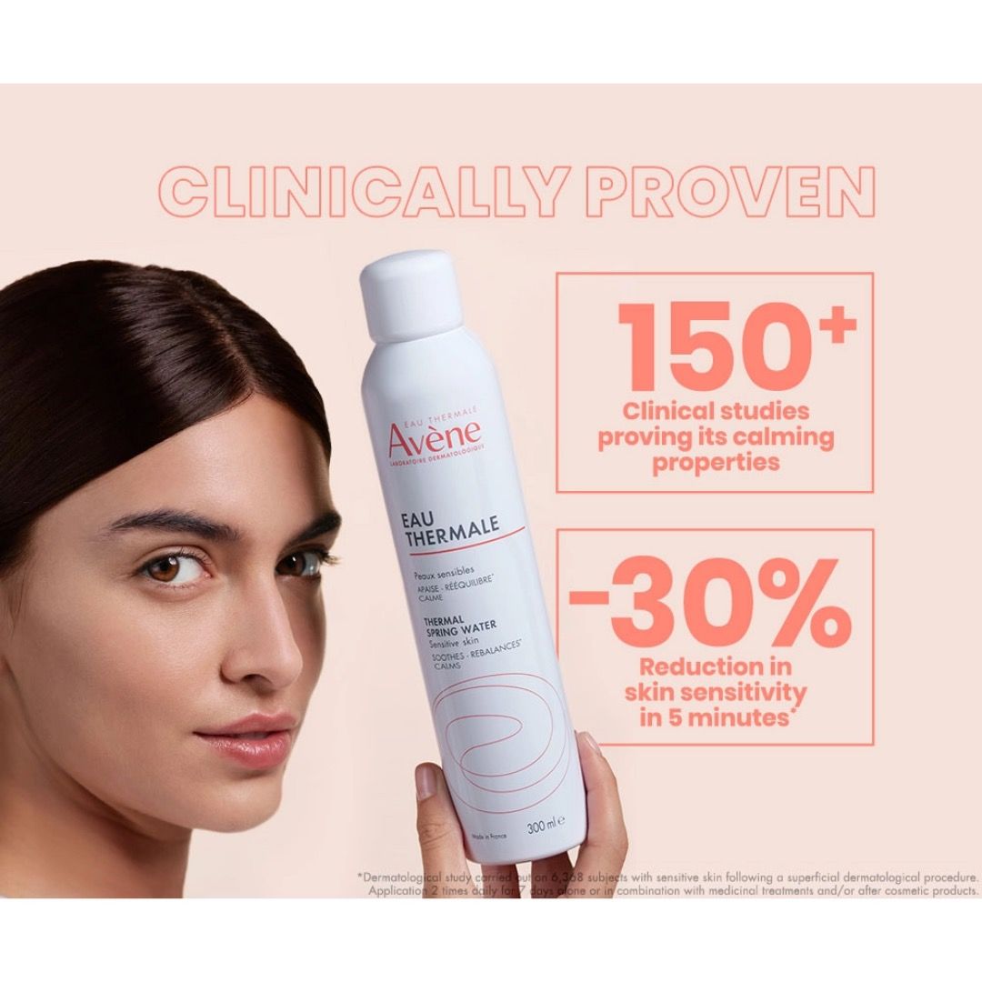 Avene Thermal Spring Water Spray (Category: Face Care) located in Mandaluyong City. Submitted by beautybuysmnl (Listing ID 1342346526, Image 3). Description: Avène Eau Thermale Thermal Spring Water Spray 50 mL 💕 Instantly softens and soothes sensitive or allergy-prone skin. Just one spray releases a pleasant mist that relieves any discomfort. Can be used before skincare or after cleansing. Perfect for use in hot temperatures to cool and relieve 