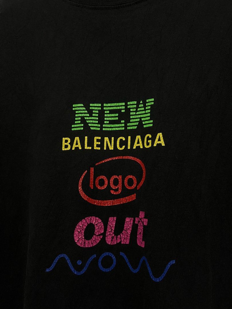 Balenciaga new logo out now tee outlet