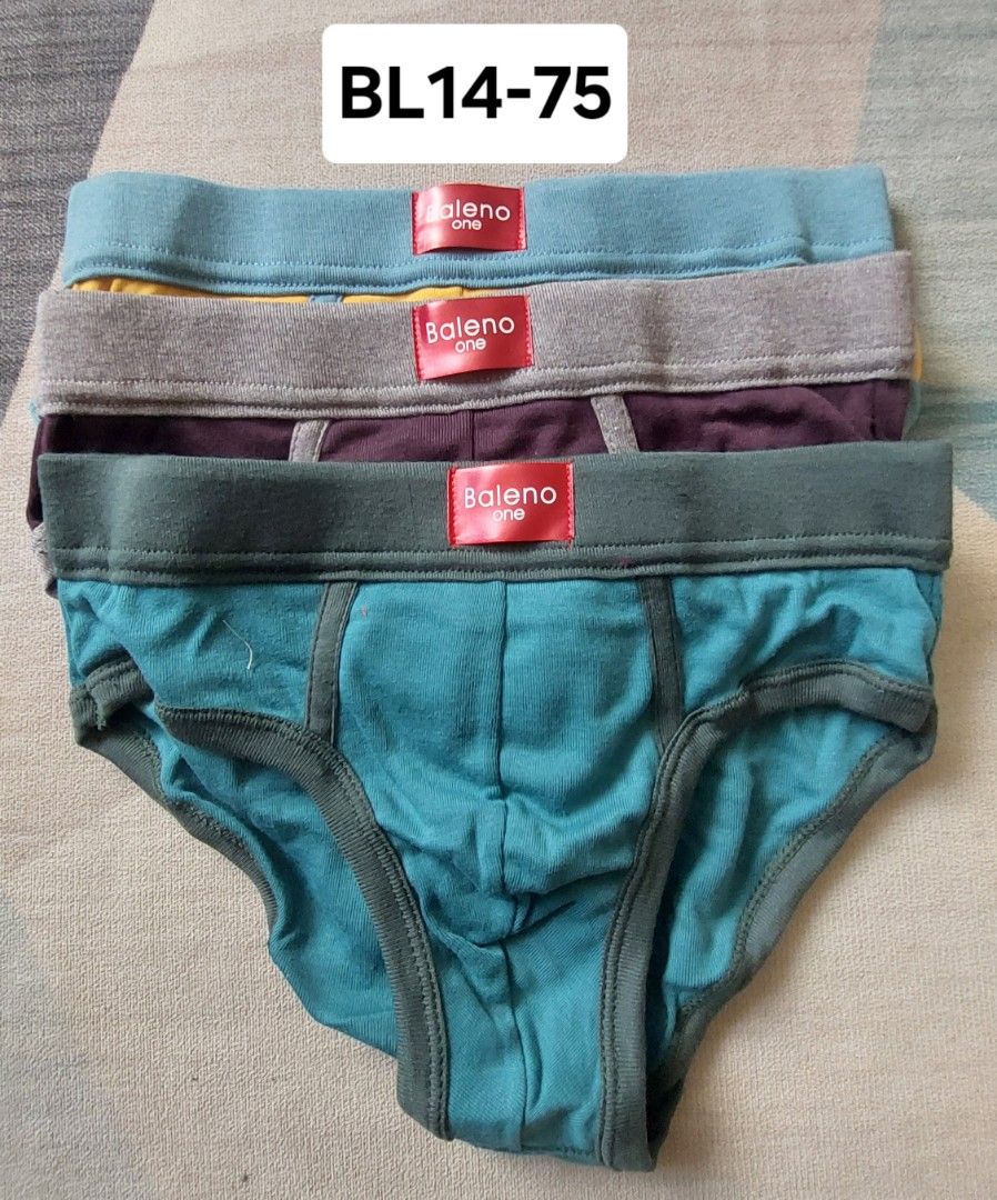 Baleno Original Brief (Category: Underwear) located in Manila. Submitted by njgingo09238373 (Listing ID 1342365480, Image 1). Description: Baleno Original Brief 100% ORIGINAL BALENO. NOT ALL DESIGNS ARE POSTED. P.S. Box might get deformed while in transit. We have no control over that. Thank you for your understanding! Size chart: S: 28-30 inches M:31-33 inches L: 34-36 inches XL: 37-39 inches 100% GUARANTEED ORIGINAL. WE ACCEPT BULK ORDERS! Just