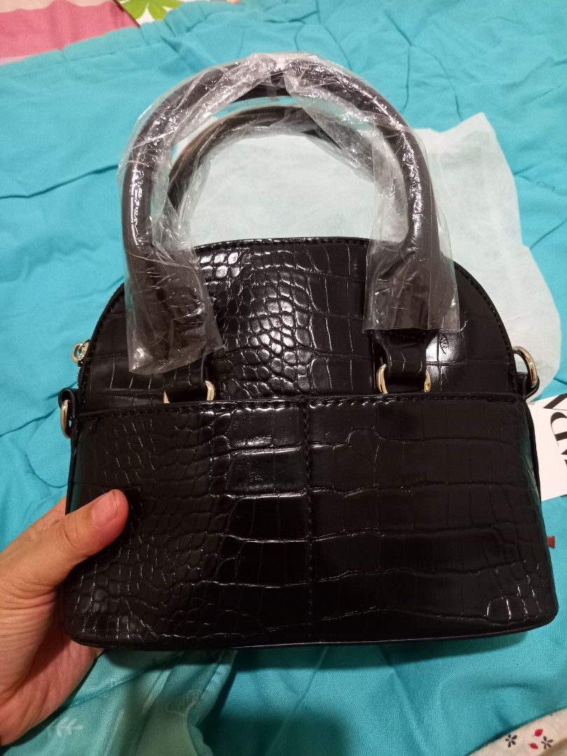 Sac Bandoulière Croco Sac Noir Croco BandouliÃ¨re Sacs Noirs