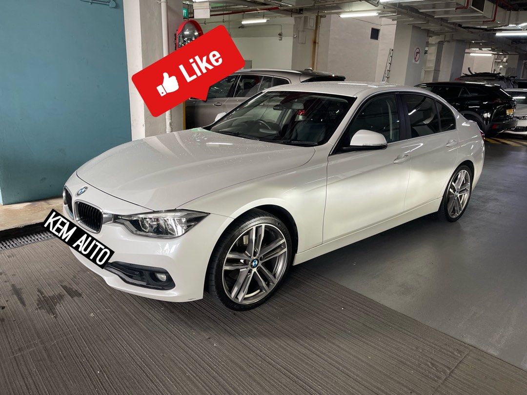 BMW 318I LED facelift F30 1.5L Turbo (Category: Car Rental) located in Singapore. Submitted by kemautorental (Listing ID 1342438179, Image 3). Description: Very new n clean BMW 318i facelift 1.5L for rental Very smooth engine and fuel economical Short term rental rates Weekdays — $110/day Mon to Fri package — $380 Weekend (Fri to Mon) — $380 1 week — $630 1 mth — $2300 JB usage add $30/day Long term lease 3 mths - $2200/mth >6 mth — $2100/ mth Re
