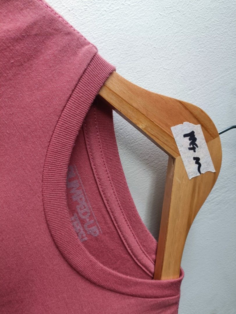 Buy Old Rose Penshoppe Statement Tees (Category: Shirts) located in Taguig. Submitted by ms.kith_closet (Listing ID 1342445129, Image 3). Description: No Issue Condition: 9/10 Color rate: 9/10 - Like Old Rose Made of 65% Polyester 35% Cotton Please Check Measurements: Dimes: 16W x 25L inches XS on tags Please See Pictures for reference No Stains No Sunfade No Pinhole *Color may vary due to lighting *All items need washed *All items are negotiable