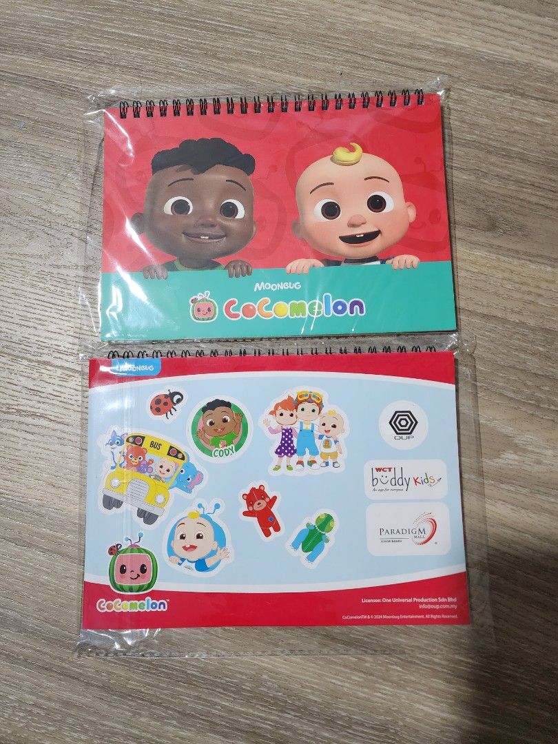 Coco Note Book Cocomelon notebook with stickers, Hobbies & Toys, Stationery & Craft ...