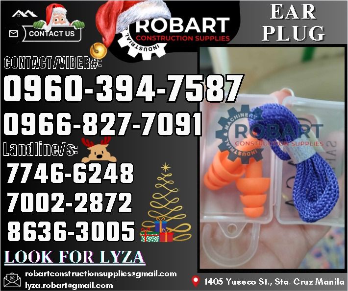 Ear Plug (Category: Ear Care) located in Manila. Submitted by lyzarobart1999 (Listing ID 1342344498, Image 1). Description: Ear Plug 𝑹𝑶𝑩𝑨𝑹𝑻 𝑪𝑶𝑵𝑺𝑻𝑹𝑼𝑪𝑻𝑰𝑶𝑵 𝑺𝑼𝑷𝑷𝑳𝑰𝑬𝑺 𝒪𝒻𝒻𝒾𝒸𝑒 𝒜𝒹𝒹𝓇𝑒𝓈𝓈: 𝟣𝟦𝟢𝟧 𝒴𝓊𝓈𝑒𝒸𝑜 𝒮𝓉. 𝒮𝓉𝒶 𝒞𝓇𝓊𝓏 𝑀𝒶𝓃𝒾𝓁𝒶 ꜱᴇɴᴅ ᴜꜱ ᴍᴇꜱꜱᴀɢᴇ ꜰᴏʀ ɪɴQᴜɪʀɪᴇꜱ ‼️ ‼️ ɢʟᴏʙᴇ: (0966-827-7091) ꜱᴍʀᴛ - (0960-394-7587) ᴠɪʙʀ - (0960-394-7587) ʟᴀɴᴅʟɪɴᴇ: (8636-ʟᴏᴏᴋ ꜰᴏʀ ʟʏᴢᴀ -8005 ʟᴏᴏᴋ ꜰᴏʀ ʟʏᴢᴀ *ʟᴏᴏᴋ ꜰᴏʀ ʟʏᴢᴀ* *ʟᴏᴏᴋ