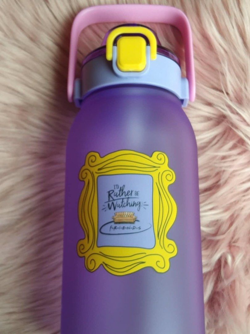 Friends Water Bottle (Category: Water Bottles & Tumblers) located in Mandaue City. Submitted by wyatt_whatevers (Listing ID 1342365429, Image 3). Description: Friends Collection Size: 1000 ml Brand New.