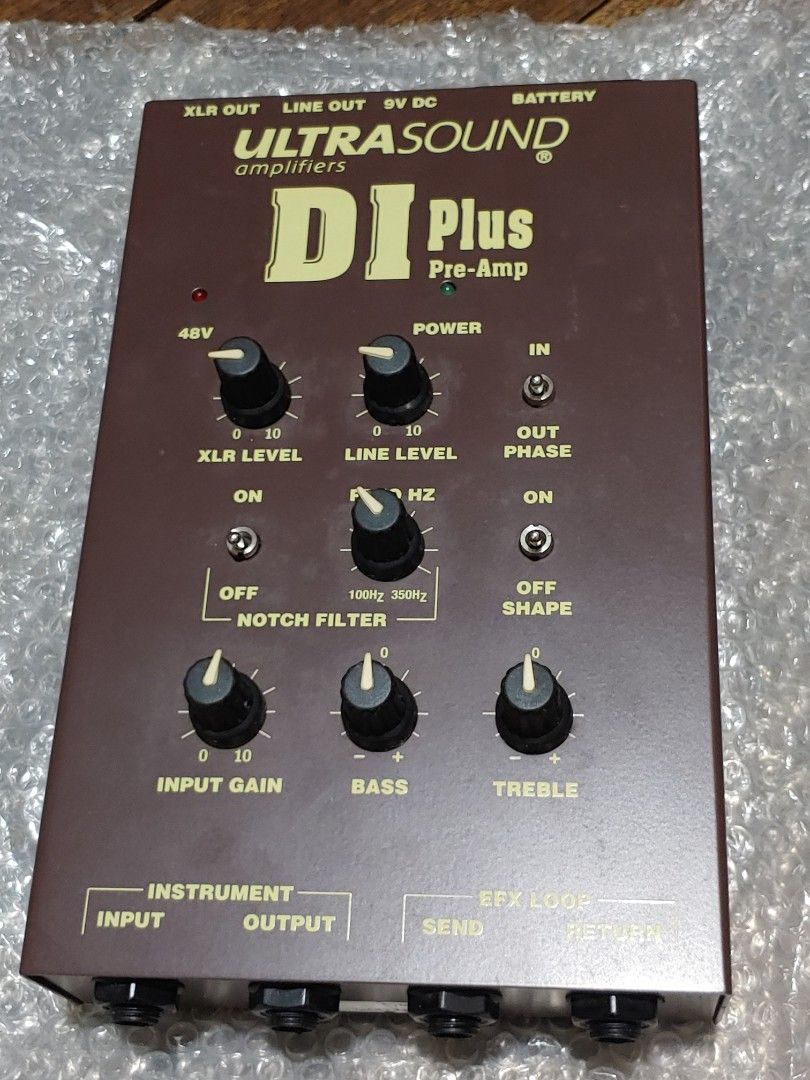 Guitar Ultrasound Di Plus (Category: Medical Supplies & Tools) located in Manila. Submitted by retroactive_items (Listing ID 1342407312, Image 2). Description: Ultrasound Di Box Technically It's New. Can be used for other instruments. Used only for testing. Buyer shoulders / books shipping Location: Pateros YT demo: https://youtu.be/r_-YJwQqi3c?si=uITDINOVIjM-itU7.