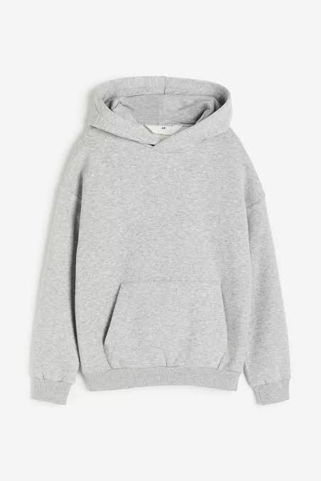 H&m gray hoodie best sale