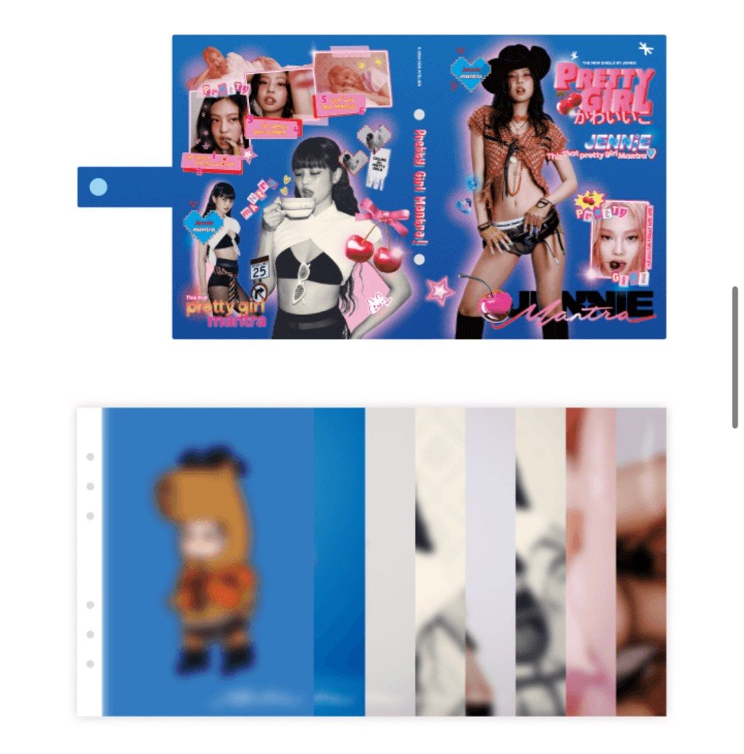 jennie pretty girl diary ( mantra )只有一本, 玩具收藏品, 偶像周邊