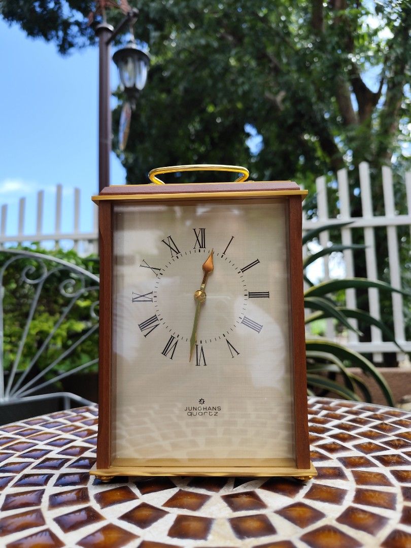 Junghans Carriage Clock (Mint In Box), Made In Germany (Category: Clocks) located in Davao. Submitted by papa1919 (Listing ID 1342403386, Image 2). Description: With Made In Germany Junghans Quartz Mechanism.