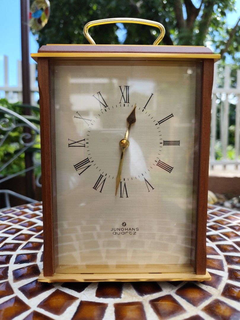 Junghans Carriage Clock (Mint In Box), Made In Germany (Category: Clocks) located in Davao. Submitted by papa1919 (Listing ID 1342403386, Image 1). Description: With Made In Germany Junghans Quartz Mechanism.