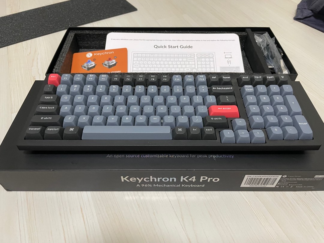 Keychron K4 Pro Mechanical Keyboard, Computers & Tech, Parts ...