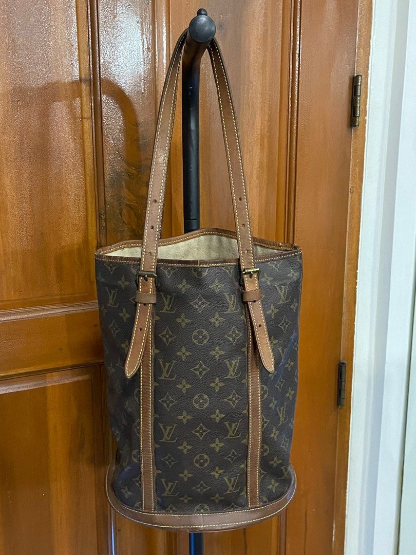 LOUIS VUITTON MONOGRAM BUCKET GM SHOULDER BAG M42236 Luxury Bags Wallets on Carousell
