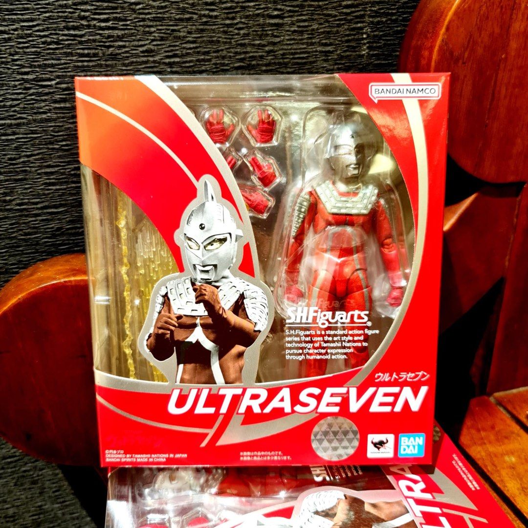 MISB Bandai s.h.figuarts SHF ULTRASEVEN Ultra Seven SHFiguarts Ultraman Action Figure, Authentic, New, Sealed & Unopened in Mint Condition Box (Category: Toy Figures) located in Singapore. Submitted by tudor8 (Listing ID 1342454794, Image 1). Description: Authentic, New & Sealed in Mint Condition 😊 Fixed price please, thanks 😊 First come first served basis while stocks last :) Items sold are not exchangeable/ returnable/ refundable :).