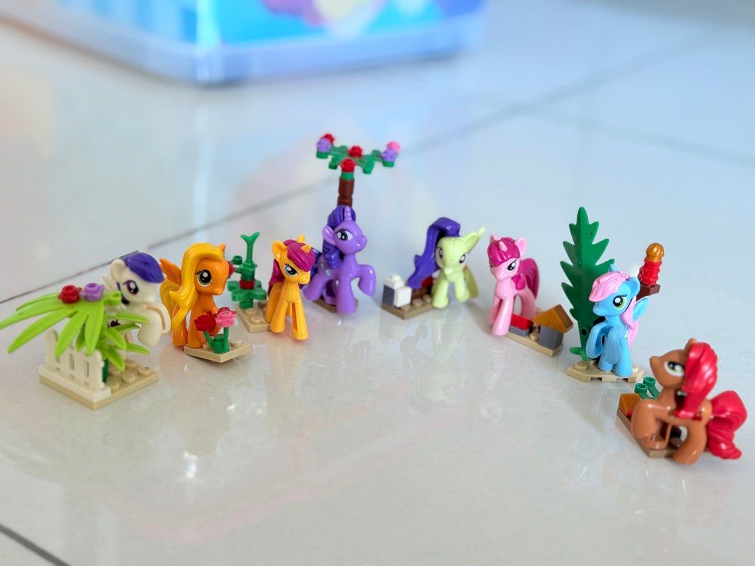 My Little Pony 8pcs Block Set Kids Toys Figure, Hobbies & Toys, Toys ...