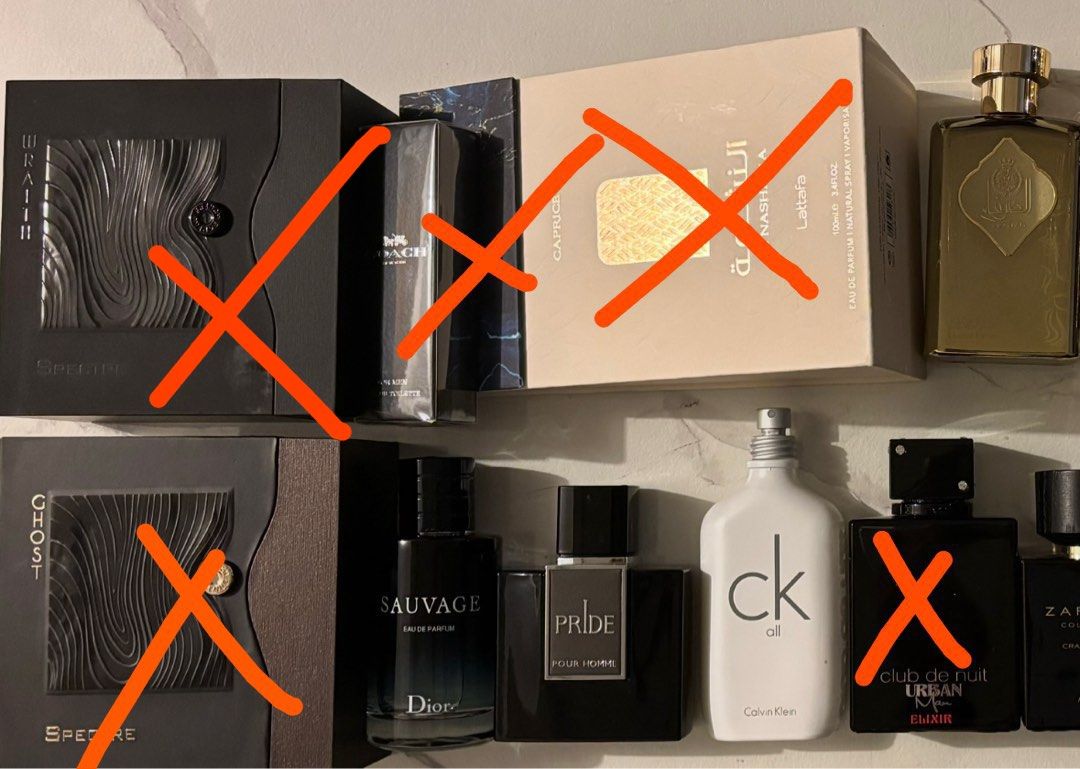 Perfume declutter （分類：健康及美容 - 香水＆香體噴霧）位於 Hong Kong。 由 babababa_hk 提交（商品編號 1334091653，圖片 1）。簡介： Ask for price 🙏 I’ll add info later 🙏 Ck 200 Pride 200 Asad 280 Merc 450 Zaff 250 Sauvage 450 Al dirg 200 Toscano 250 Kismet 200 。